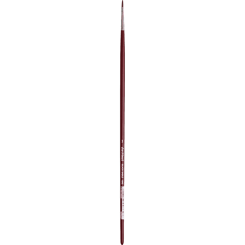 Da Vinci 1845 Black Sable Oil Painting | Filbert