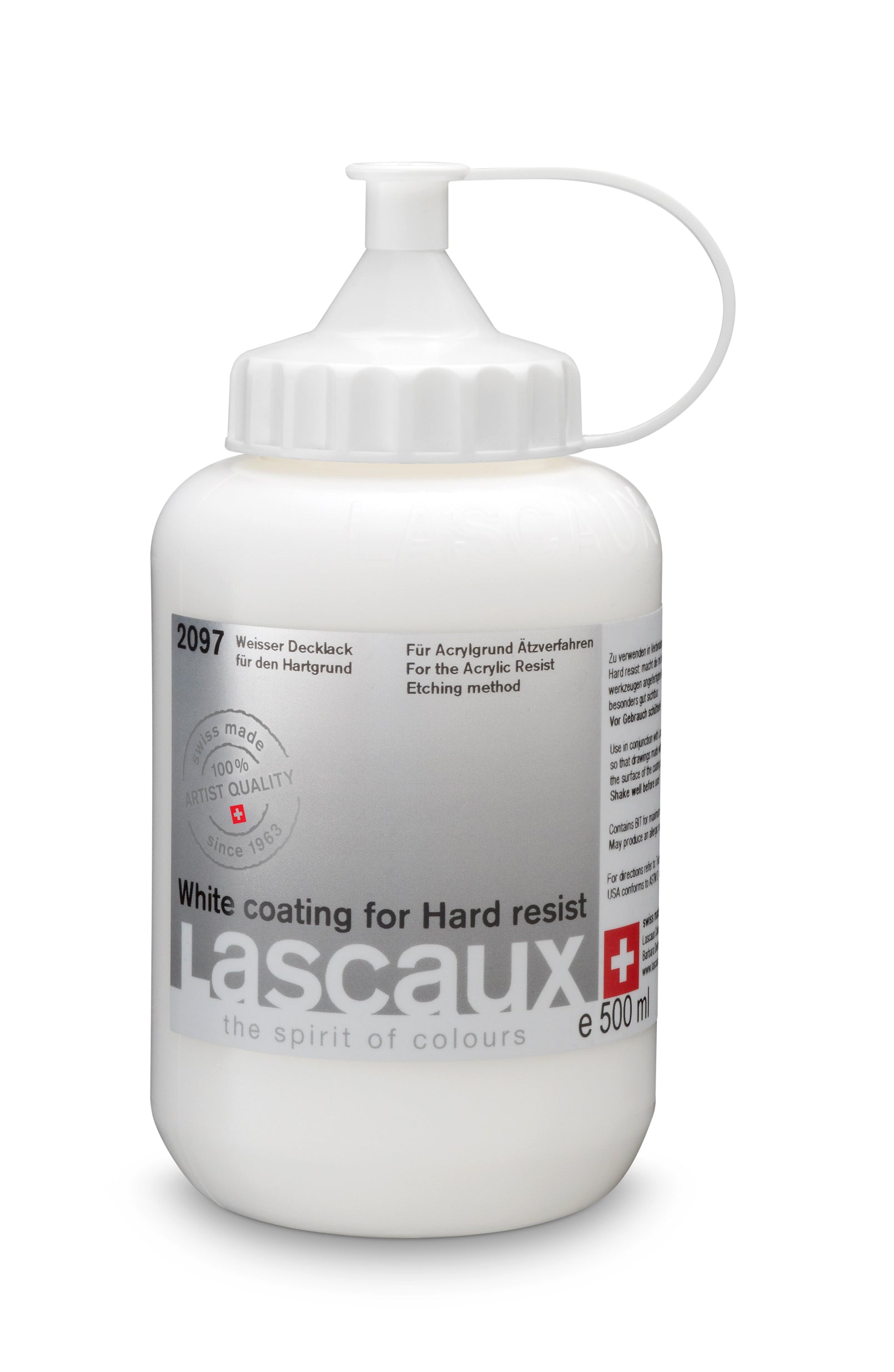 Lascaux White Coating for Hard Resist 85ml