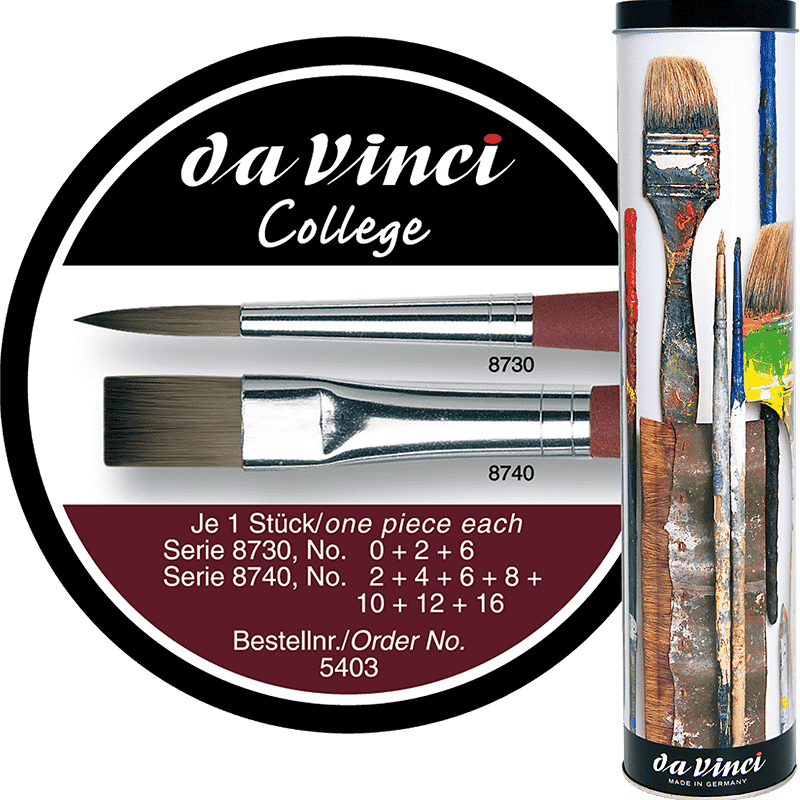 Brush Set 5403 College Gift Box x 10 S8730 & 8740