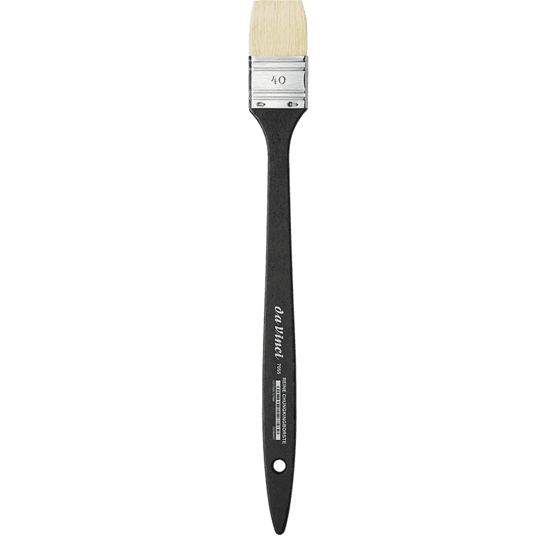Da Vinci 7055 hog bristles | Flat