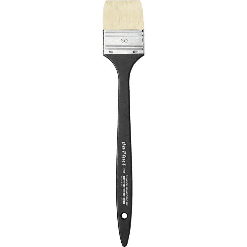 Da Vinci 7055 hog bristles | Flat