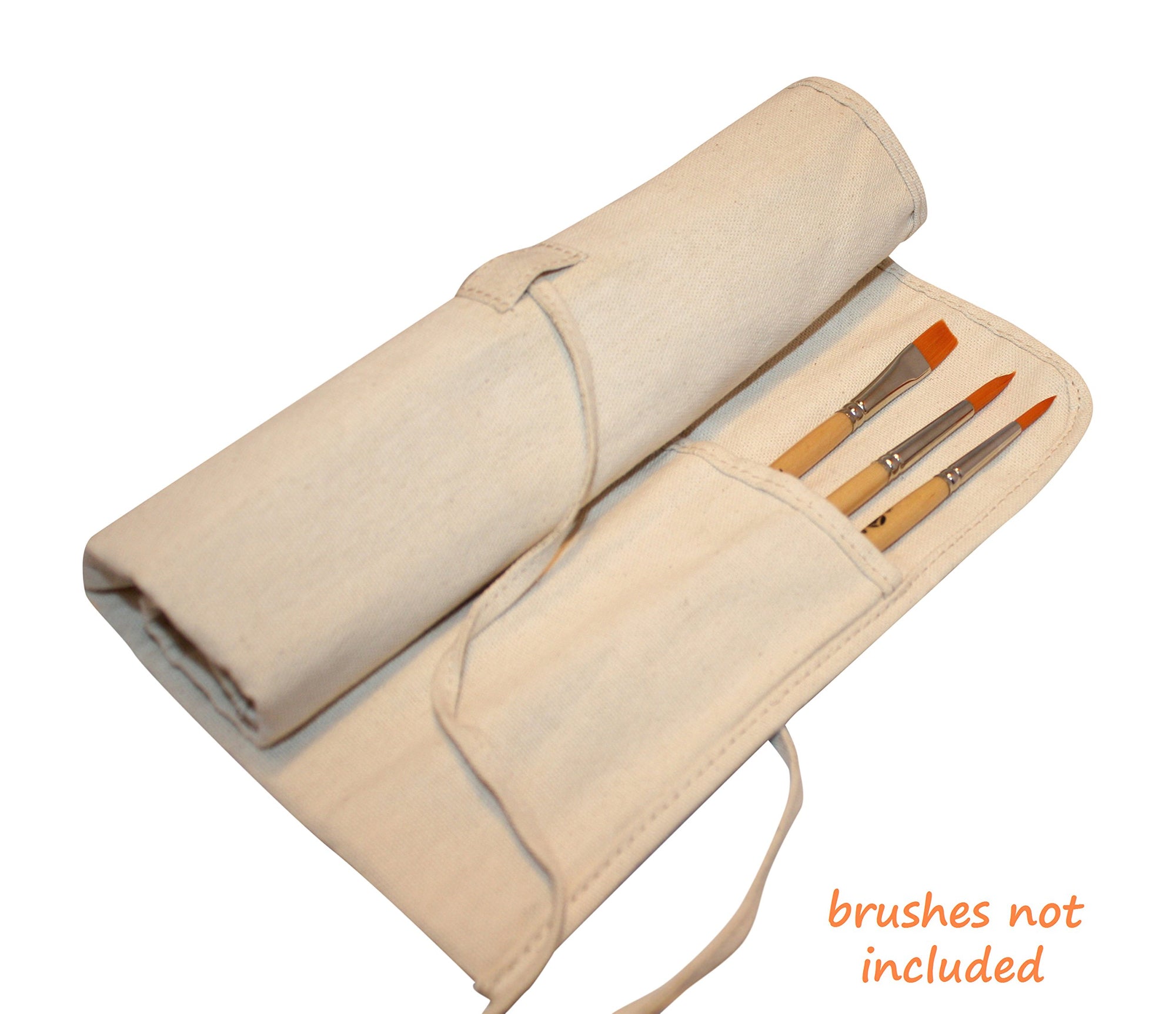 NAM Natural Canvas Brush Holder | Brush Storage