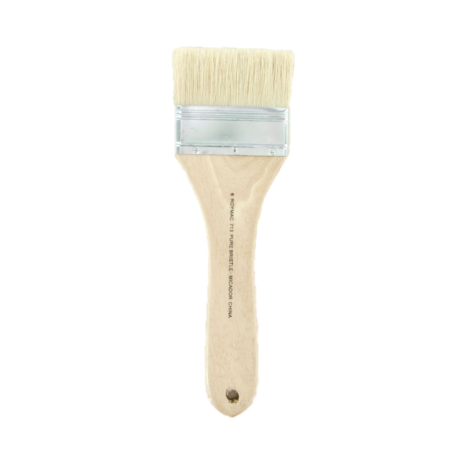 Eterna 713 | Flat White Bristle Short Handle