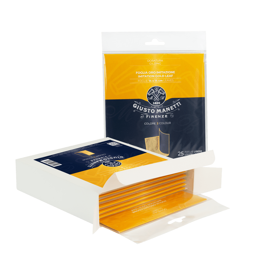 Giusto Manetti Battiloro | Imitation Gold Transfer Leaf Booklets