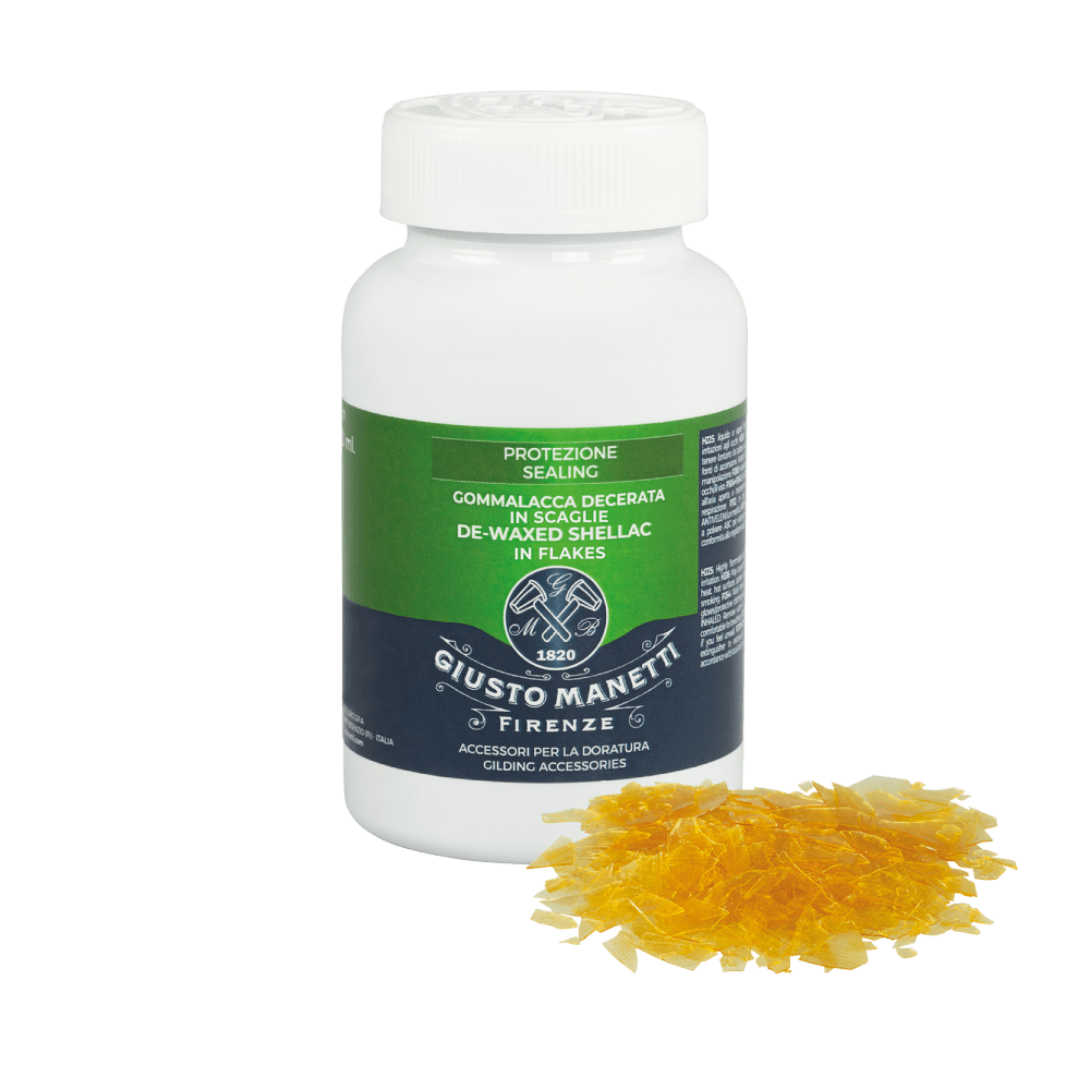 Giusto Manetti Battiloro | Dewaxed Shellac in Flakes 1kg