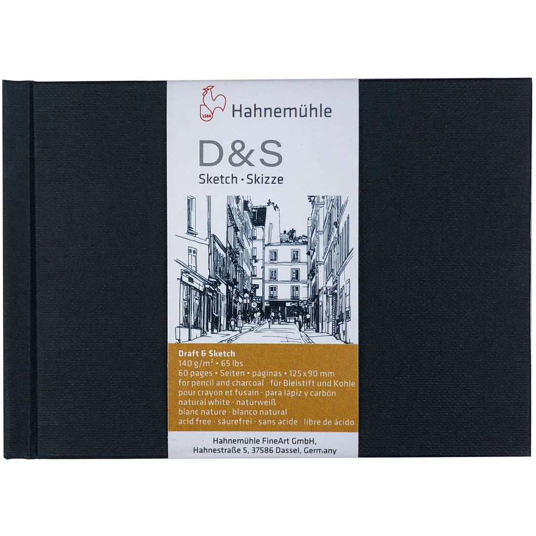 Hahn Sketchbook Landscape 140gsm Black
