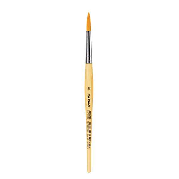 Set Pennelli DaVinci Junior Synthetics: Rotondo Serie 303 (misure 2,6,10) + Piatto Serie 304 (misure 4,8,10,12), Per Pittura E Numeri, Made In Germany