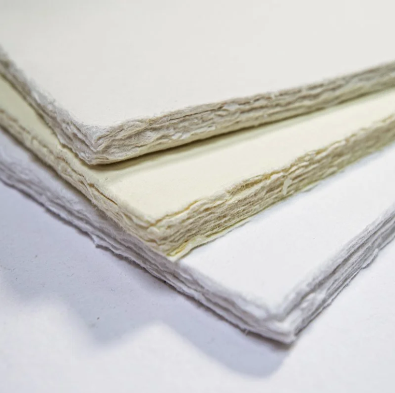 Olino | Handmade Cotton Paper (Deckled) | 21 x 30cm Sheet