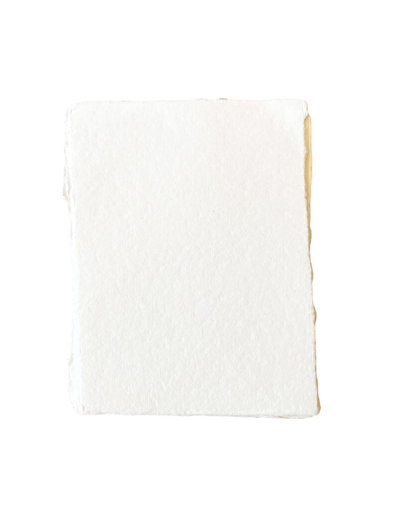 Olino | Handmade Cotton Card Paper (Deckled) | Set of 25