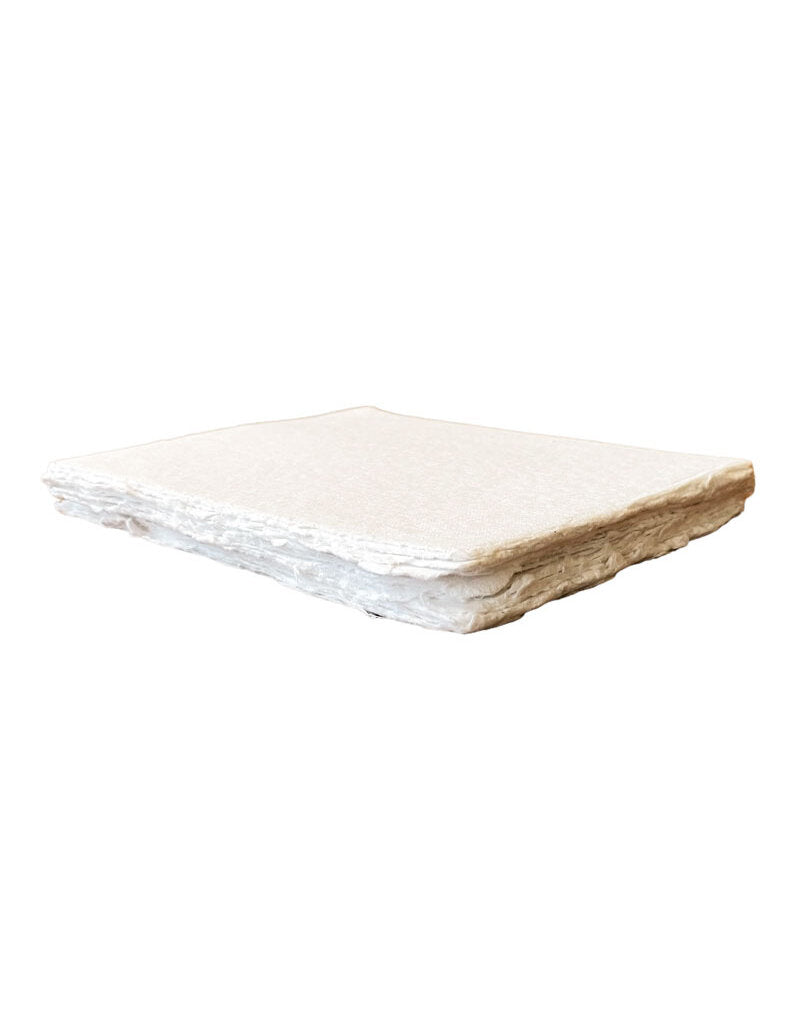 Olino | Handmade Cotton Card Paper (Deckled) | Set of 25