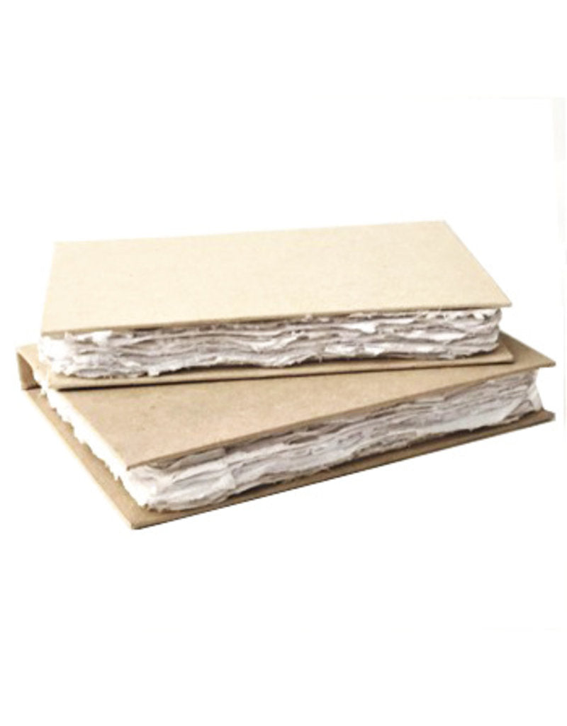 Olino | Cotton Paper (Deckled) with Hemp Cover | Notebook