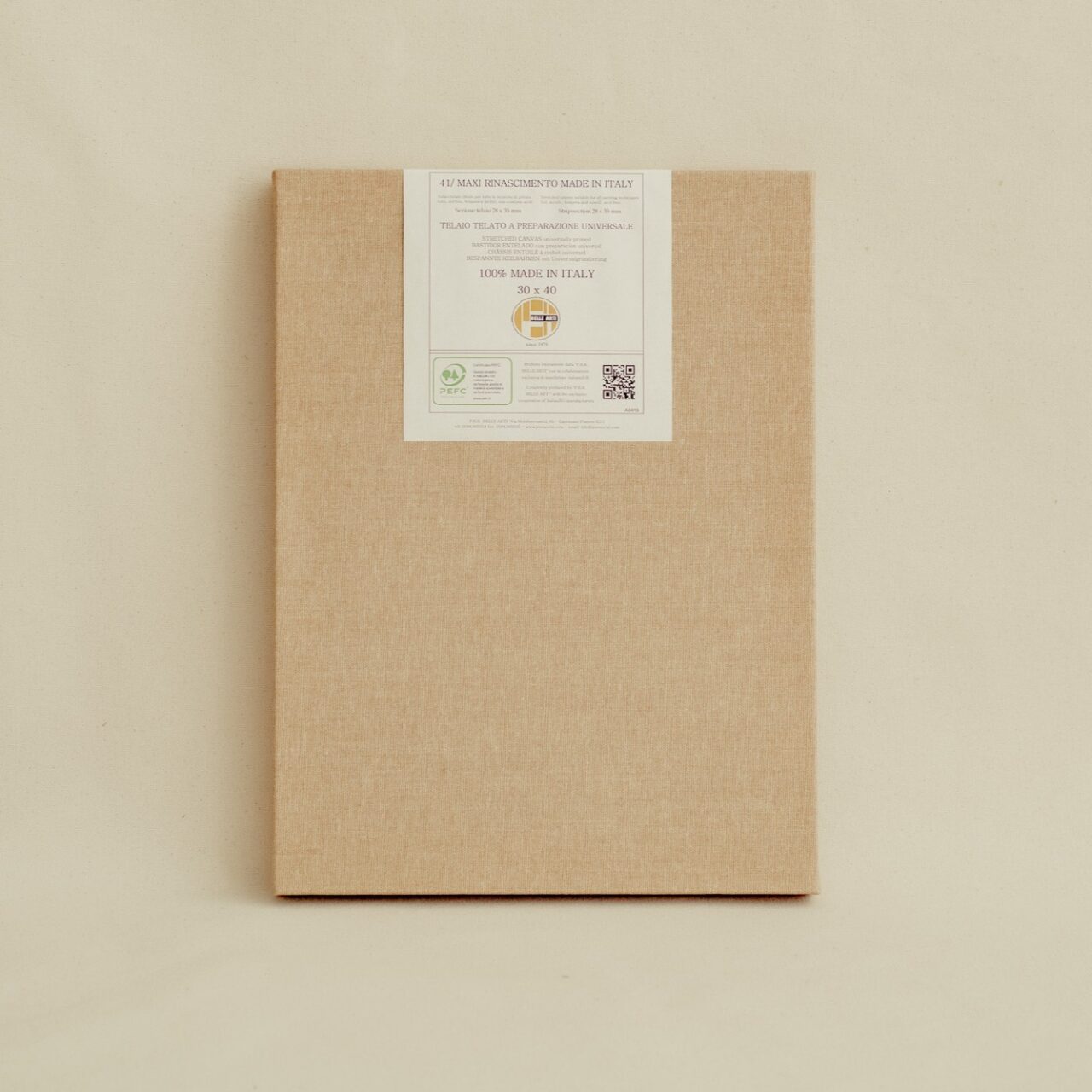 Belle Arti | 398 Maxi Glue Sized Pre-stretched poly-cotton