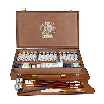 Schmincke | Mussini | 35ml Large Wooden Box Sets