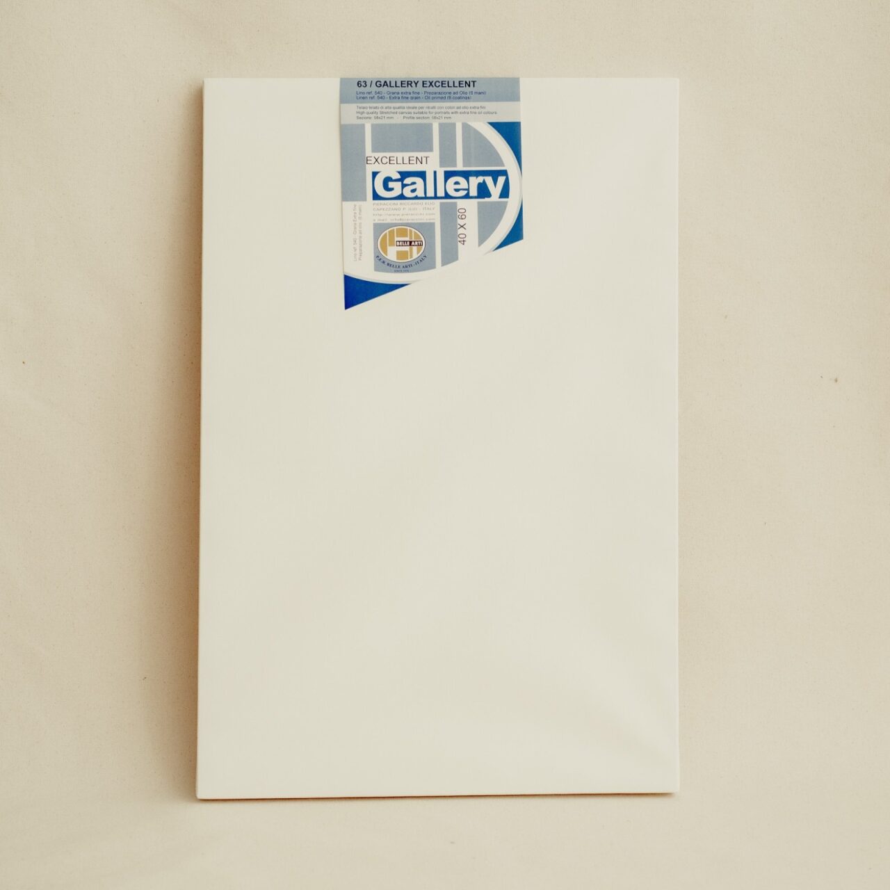 Belle Arti | 540 Gallery Excellent Lino Oil Primed Pre-stretched Linen ...