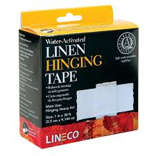 Lineco Tape Gummed Linen Hinging