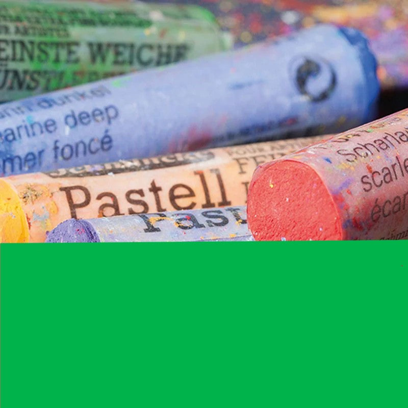 Schmincke Extra Soft Dry Pastels | Greens