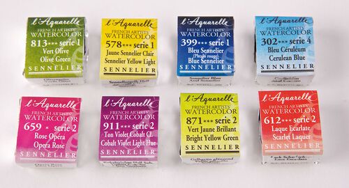 Sennelier L'Aquarelle Half Pans
